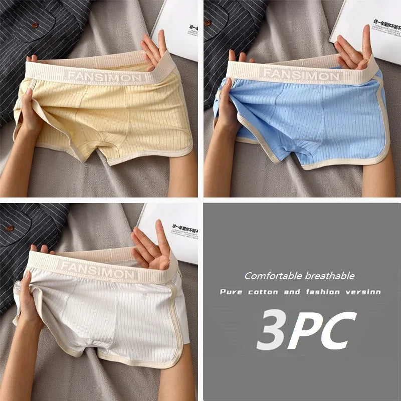 Kit 1 ou 3 Unidades de Cuecas Boxer Masculinas