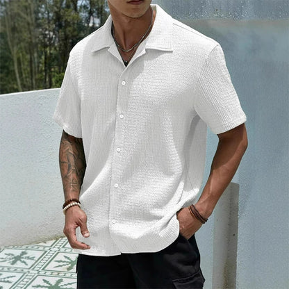 Camisa Casual de Manga Curta